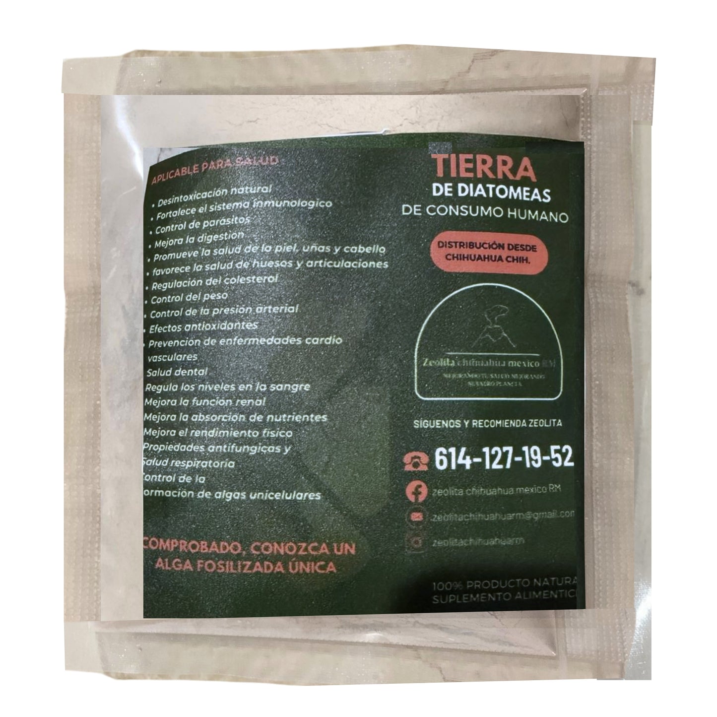 Tierra de Diatomeas Micronizada Premium - 320 g