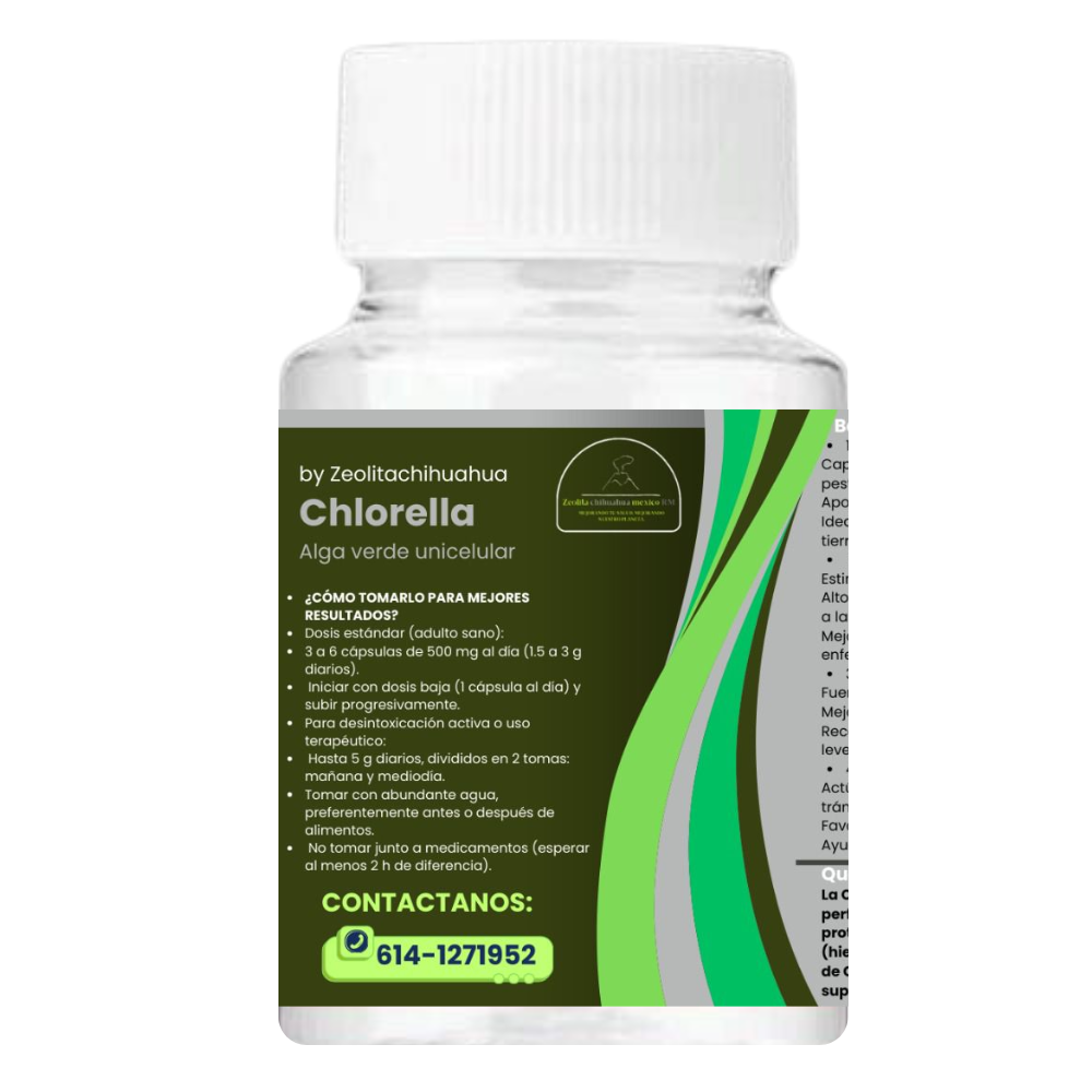 Chlorella - 100 Cápsulas
