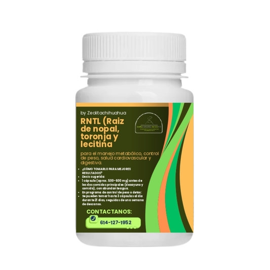 RNTL (Raíz de Nopal, Toronja y Lecitina) - 100 Cápsulas