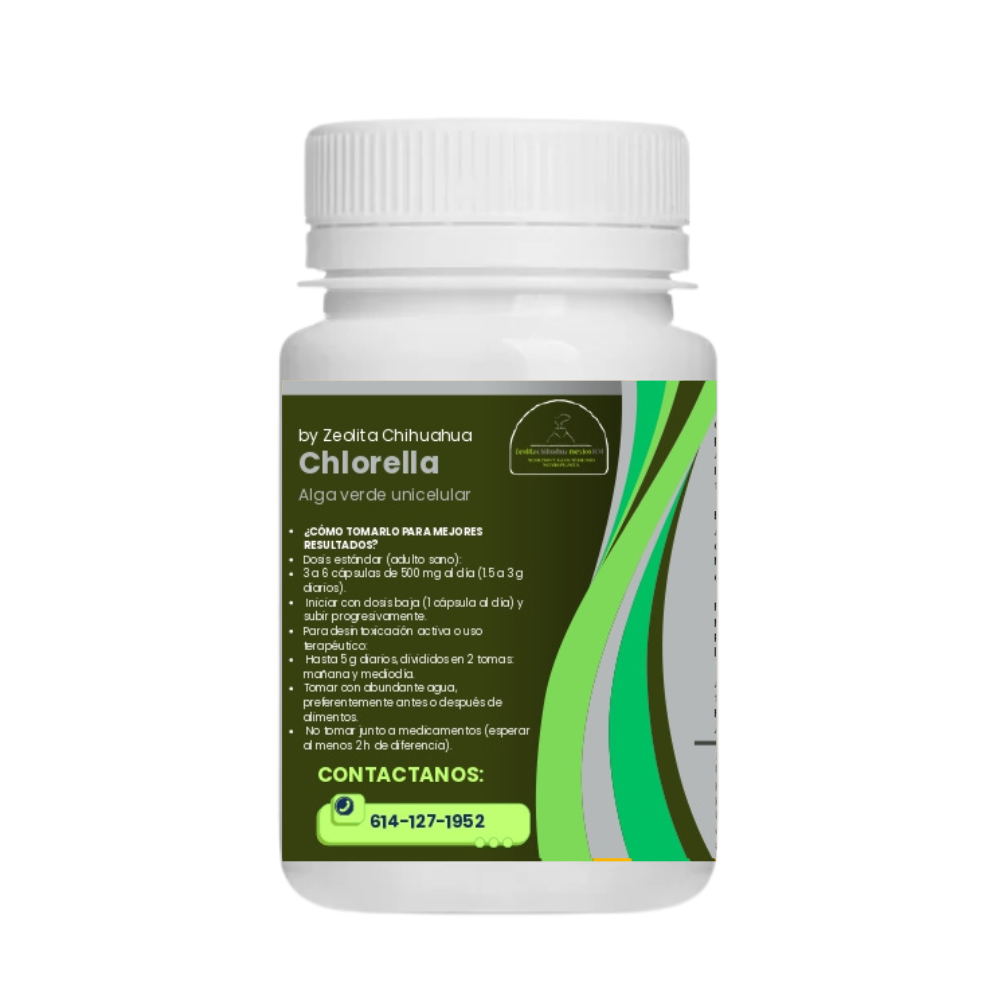 Chlorella - 100 Cápsulas