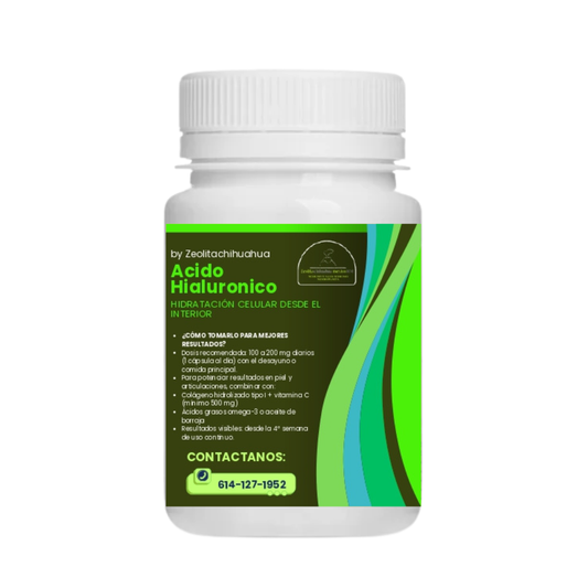 Ácido Hialurónico - 100 cápsulas