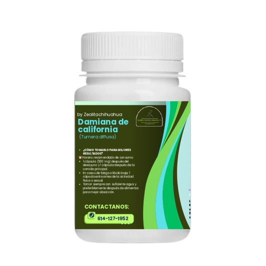 Damiana de California - 100 cápsulas