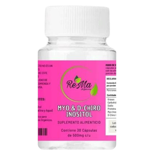 Myo & D-Chiro Inositol - 30 cápsulas