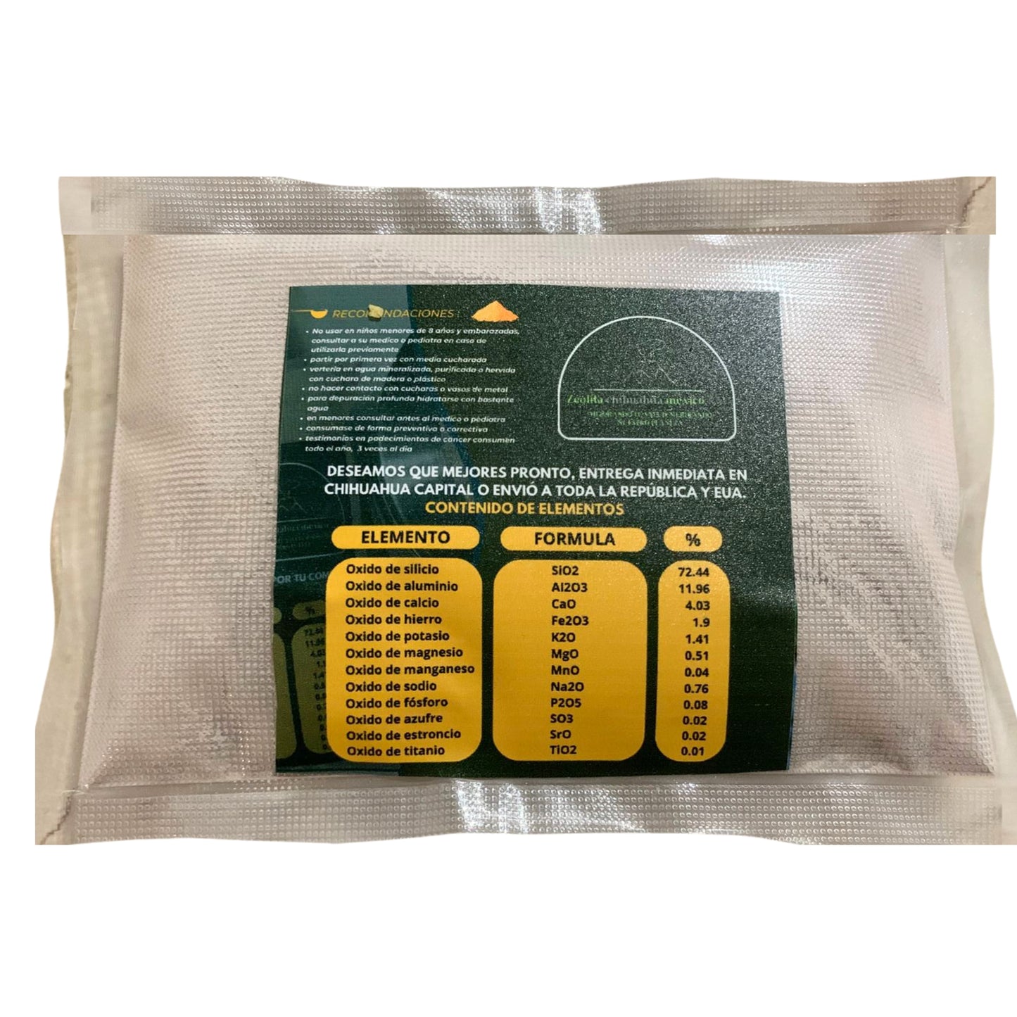 Zeolita Clinoptilolita Premium - 380 g