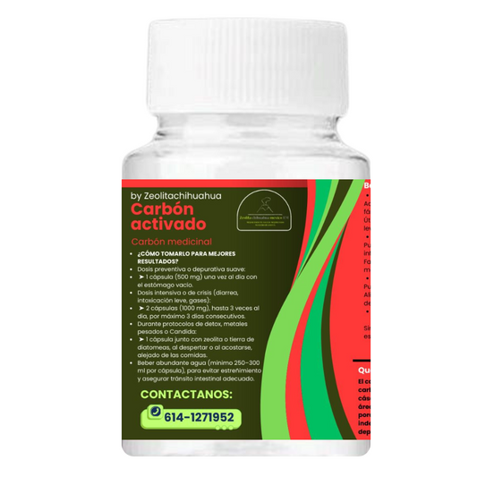 Carbón Activado – 100 Cápsulas
