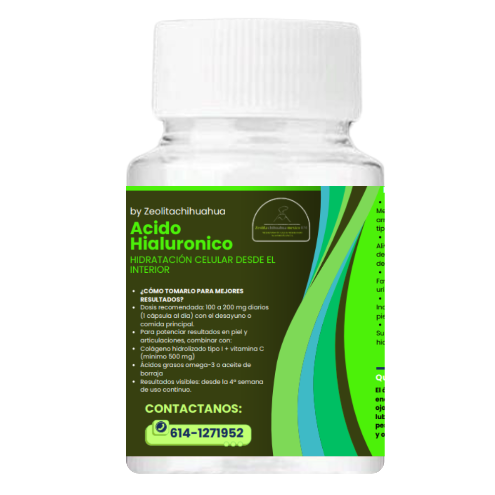 Ácido Hialurónico - 100 cápsulas